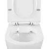 Wc sospeso Rimless serie Tokyo in ceramica bianco lucido
