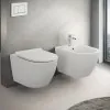 Wc sospeso Rimless serie Tokyo in ceramica bianco lucido