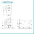 Set sanitari sospesi salvaspazio Rimless Serie Tokyo con copriwc rallentato