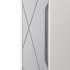 Colonna sospesa da bagno 30x150 azzurro polvere con ripiani Furore