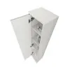 Colonna sospesa da bagno 30x150 azzurro polvere con ripiani Furore