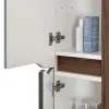 Colonna bagno sospesa 30x150 verde Maiori/Minori con ripiani interni