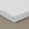 Piatto doccia 70x140 cm bianco effetto pietra in resina riducibile Karen