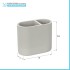 Informazioni tecniche Set accessori bagno 2 pezzi in poliresina crema Marica