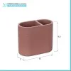 Informazioni tecniche Set accessori bagno 2 pezzi in poliresina terracotta Marica