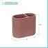 Informazioni tecniche Set accessori bagno 2 pezzi in poliresina terracotta Marica