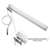 Luce LED 26 cm cromo per specchio a filo luce naturale 4000K