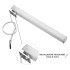 Luce LED 26 cm cromo per specchio a filo luce naturale 4000K