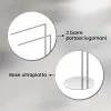 Informazioni Piantana portasciugamani da appoggio in acciaio cromato Style