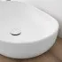 Dettaglio Lavabo da appoggio ovale 60x41 cm bianco opaco Tokyo