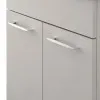 Finitura Mobile lavatoio 60x50 grigio calce Moon con vasca in ceramica Dolomite