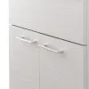 Colore Mobile lavatoio 60x50 rovere bianco Moon con vasca in ceramica Dolomite