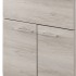 Mobile con lavatoio 60x50 rovere grigio Moon con vasca in ceramica Dolomite