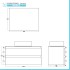Scheda tecnica Mobile bagno sospeso 100 cm bianco e rovere con cassetti soft-close Kleo