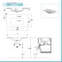 Scheda tecnica lavabo Mobile bagno sospeso 80 rovere cannettato doppi cassetto lavabo e specchio Wise