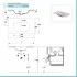 Scheda tecnica lavabo Mobile bagno sospeso 80 rovere cannettato doppi cassetto lavabo e specchio Wise