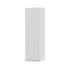 Colonna bagno sospesa 33 cm bianco cannettato con ripiani Wise