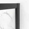 Dettagli Box doccia semicircolare 90x90 cm nero scorrevole in cristallo trasparente Tay
