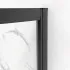 Dettagli Box doccia semicircolare 90x90 cm nero scorrevole in cristallo trasparente Tay