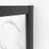 Dettagli Box doccia semicircolare 80x80 cm nero scorrevole in cristallo trasparente Tay