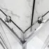 Profili Box doccia semicircolare 90x90 cm cromo scorrevole in cristallo trasparente Tay