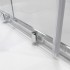 Sgancio rapido Box doccia semicircolare 80x80 cm cromo scorrevole in cristallo trasparente Tay