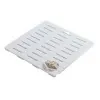 Pedana doccia Bianca 54 x 54 cm in plastica con gomma antiscivolo