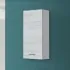 Pensile bagno sospeso H 69,5 cm in legno grigio con anta reversibile