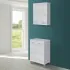 Base Doppia con 2 ante colore Grigio per Bagni e Lavanderie