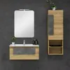 Pensile per il Bagno Urban Sospeso Rovere Effetto Legno