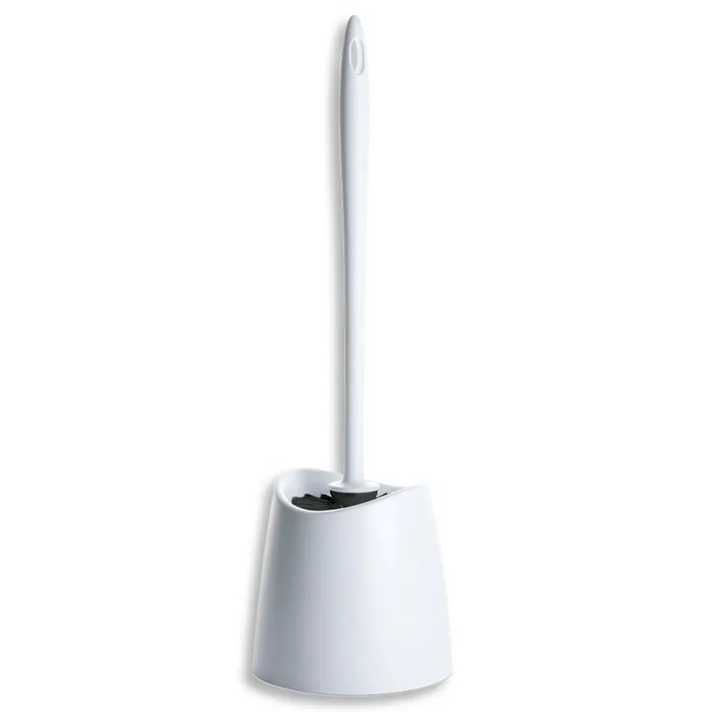 Portascopino in Plastica Bianco per WC Portascopino in Plastica Bianco per WC