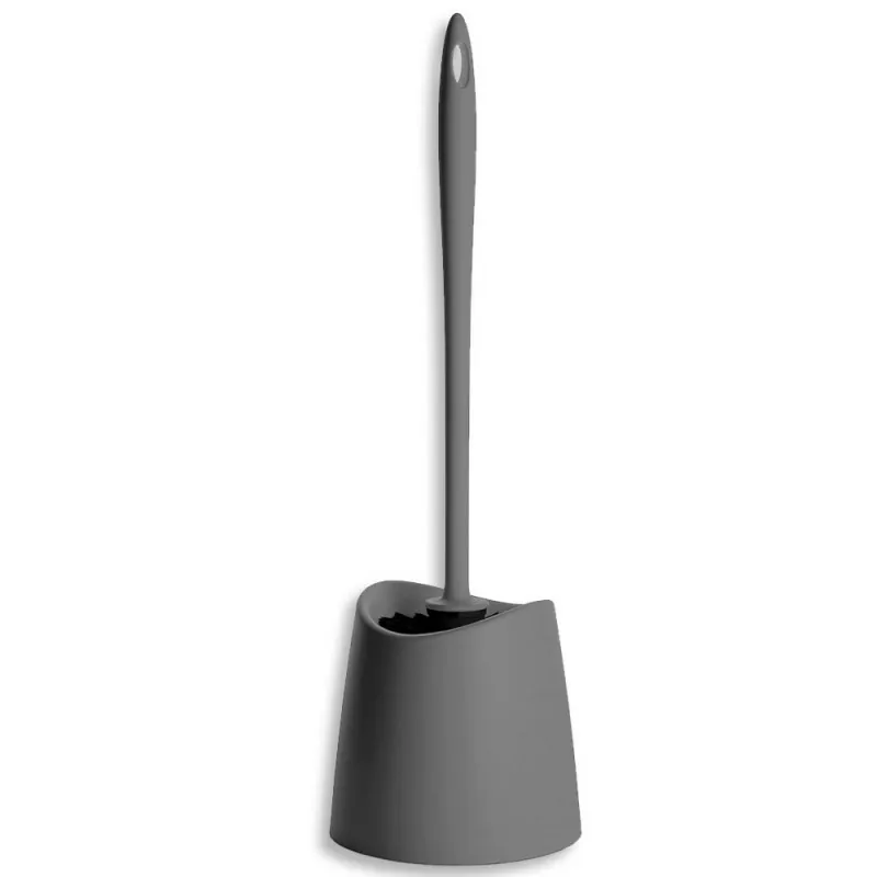 Portascopino WC in Plastica finitura Grigio Antracite Portascopino WC in Plastica finitura Grigio Antracite