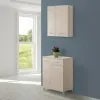 mobiletto lavanderia multiuso 60 cm beige