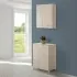 mobiletto lavanderia multiuso 60 cm beige