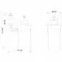 Dispenser sapone a muro in vetro  satinato design moderno