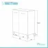 Base Bagno A 2 Ante Bianca L.60