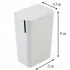 Misure Pattumiera 8 litri Bianca con coperchio push online su Inbagno.it