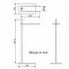 Piantana Portasciugamani Bianco Base Bianca in MDF