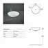 Lavabo da appoggio modello Diana bianco Rak Ceramics 45,5x16x45,5