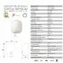 Caratteristiche asciugamani elettrico bianco con fotocellula 1100W