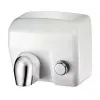 Asciugamani elettrico con pulsante 2400W in acciaio bianco