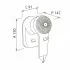 Dimensioni asciugacapelli phon a pistola 1200W bianco