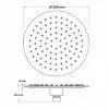 Soffione Tondo per la Doccia diam. 20 cm in Acciaio Inossidabile