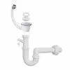 Kit scarico per lavatoio con sifone e piletta scheda tecnica