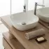 Ciotola da Appoggio Design Squadrato Bianco