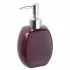 Dispenser Sapone Liquido Da Appoggio Moderno Ceramica Viola