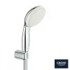 miscelatore vasca grohe eurosmart cromo completo di doccetta supporto e laccio