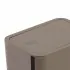 Pattumiera 8 Litri Tortora In Plastica Con Coperchio Push Moderna Inbagno - 4