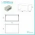 Misure Mobile Bagno Aperto da 80 cm