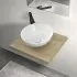 Mensola Portalavabo Rovere per Lavabi da Appoggio da 60 cm